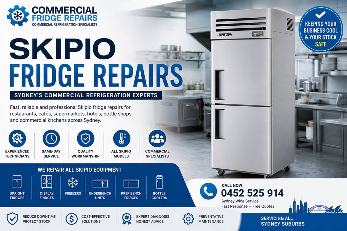 Skipio Commercial Fridge Repair Sydney
