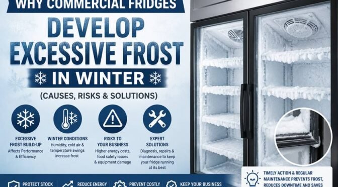 Why Commercial Fridges Develop Excessive Frost in Winter (Causes, Risks & Solutions)